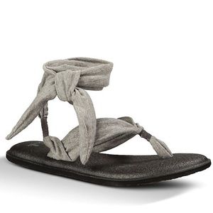 Sanuk gladiator yoga sling sandals flip flops size 9 new